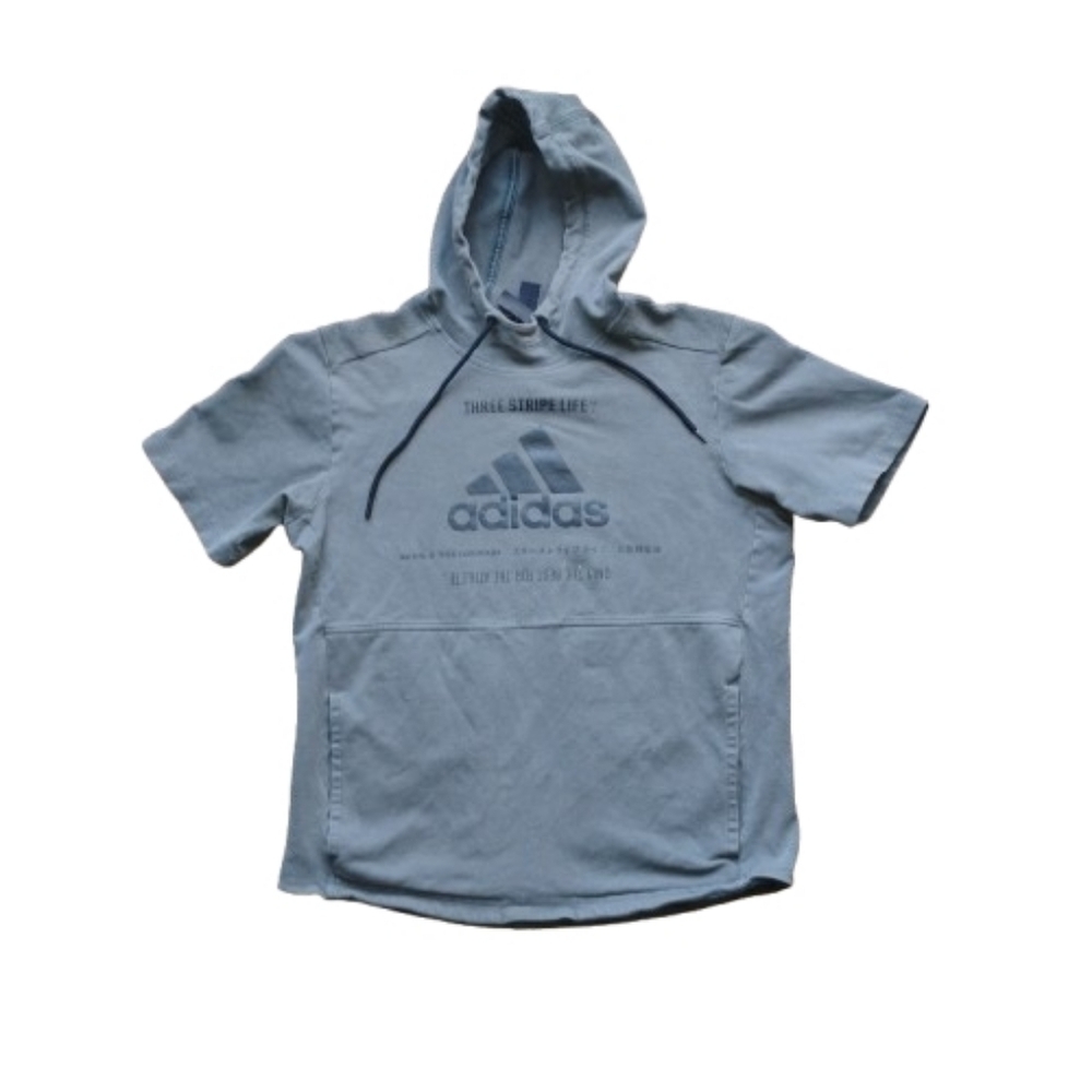 Adidas Post Game Hoodie Short Sleeve Women’s M – Legend Green